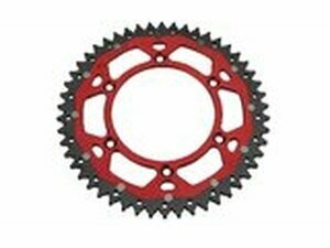 Kettenrad Alu / Stahl 520 Moose Racing 49 Zhne rot