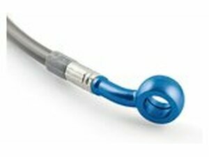 Bremsleitung vorne Carbon / fitting blau Motacc Yamaha Aerox