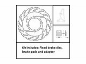 Bremssatz Oversize 260mm Moto Master Flame CR 85 / CRF 150