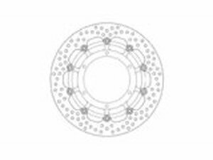 Bremsscheibe vorn schwimmend Moto Master Halo XT660X