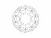 Bremsscheibe vorn schwimmend Moto Master Flame Street 320...