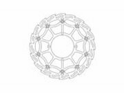 Bremsscheibe vorn schwimmend Moto Master Flame Street 320...