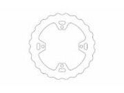 Bremsscheibe Moto Master Nitro lisse hinten Sherco ab 2012