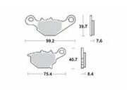 Bremsbelge hinten Moto Master 094811 Sinter Pro Racing...