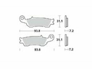 Bremsbelge vorn Moto Master 094912 Sinter Pro Racing GP...