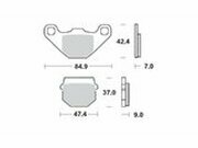 Bremsbel�ge vorn Moto Master Sinter pro Racing KX 80