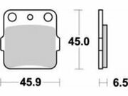 Bremsbelge vorn Moto Master Nitro CR 85 / CRF 150