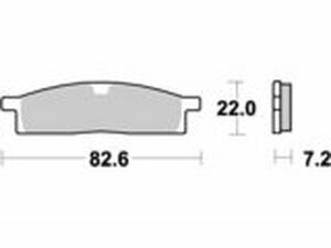 Bremsbelge vorn Moto Master Nitro YZ 85