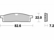 Bremsbelge vorn Moto Master Nitro YZ 85