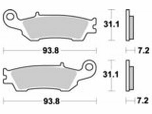 Bremsbelge vorn Moto Master Nitro YZ / YZF