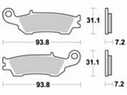 Bremsbel�ge vorn Moto Master Nitro YZ / YZF