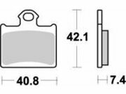 Bremsbelge hinten Moto Master Nitro TC / SX 85