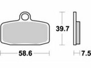 Bremsbelge vorn Moto Master Nitro TC / SX 85