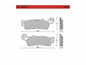 Bremsbelge vorn Moto Master 099811 Racing YZF 250 / 450