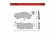 Bremsbelge vorn Moto Master 099811 Racing YZF 250 / 450