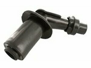 Zndkerzenstecker Kunststoff lang 45 Grad schwarz