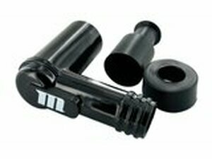 Zndkerzenstecker Kunststoff 90 Grad schwarz