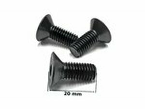 Schrauben Bremsscheibe x3 Senkkopf M8 x 20mm schwarz