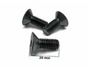 Schrauben Bremsscheibe x3 Senkkopf M8 x 20mm schwarz