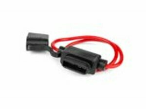 Flachsicherungshalter mit Spritzschutzkappe