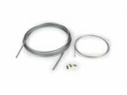 Gaszug-Kit universell 1,2mm x 2 Meter Motoforce Racing grau