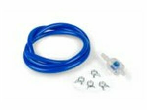 Kit Benzinschlauch +  Benzinfilter d.5mm blau