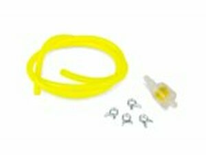 Kit Benzinschlauch +  Benzinfilter d.5mm neon gelb