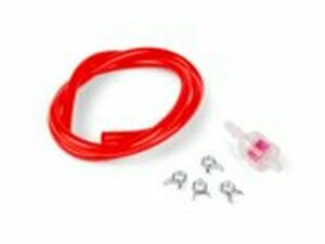 Kit Benzinschlauch +  Benzinfilter d.5mm rot