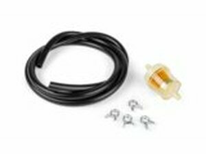 Kit Benzinschlauch +  Benzinfilter d.5mm schwarz