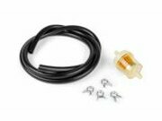 Kit Benzinschlauch +  Benzinfilter d.5mm schwarz
