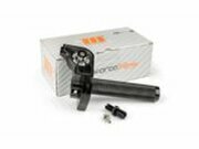 Kurzhub Gasgriff MotoForce Racing CNC Alu Schwarz