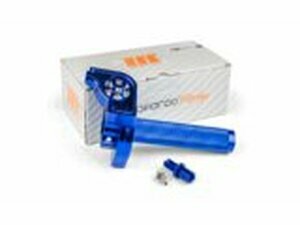 Kurzhub Gasgriff MotoForce Racing CNC Alu Blau