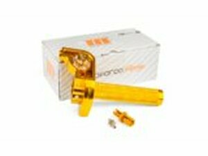 Kurzhub Gasgriff MotoForce Racing CNC Alu Gold