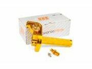 Kurzhub Gasgriff MotoForce Racing CNC Alu Gold