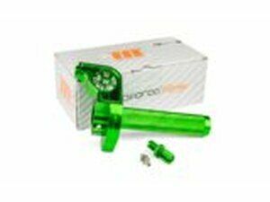 Kurzhub Gasgriff MotoForce Racing CNC Alu Grn