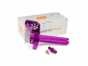 Kurzhub Gasgriff MotoForce Racing CNC Alu Lila