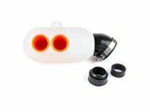 Luftfilterkasten Karting d.35mm wei / orange