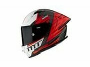 Integralhelm MT Helmets KRE+ Carbon Brush A5 rot L