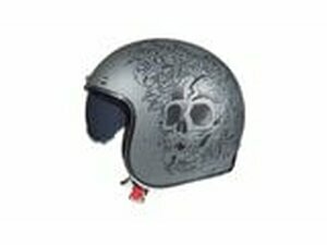 Jethelm MT Helmets Le Mans 2 SV Skull & Rose grau XS