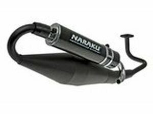 Auspuff Naraku Crossover GY6 schwarz Carbon ESD