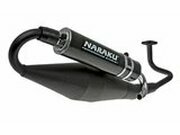 Auspuff Naraku Crossover GY6 schwarz Carbon ESD