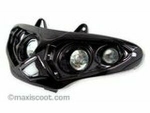 Scheinwerfer Quattrooptik ODF Gilera Runner / Hussar schwarz