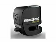 Bremsscheibenschloss mit Alarm Micro XA5 Oxford schwarz