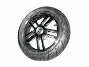 Vorderrad schwarz Peugeot Speedfight 3 4T