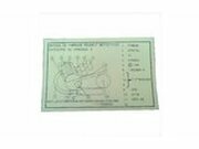 Zulassungsplakette Typenschild Peugeot Kisbee