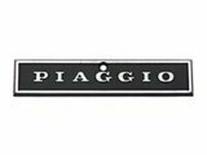 Emblem Piaggio schwarz / chrom