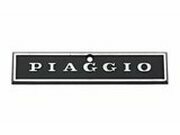 Emblem Piaggio schwarz / chrom