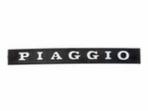 Emblem Piaggio schwarz / chrom