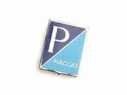 Emblem Kaskade (zum Stecken) 37x46mm blau / chrom