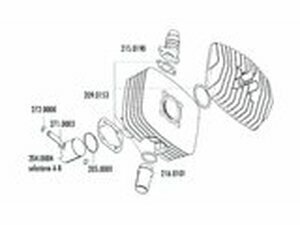 Zylinder Dichtungssatz Polini Serie 6000 Sachs